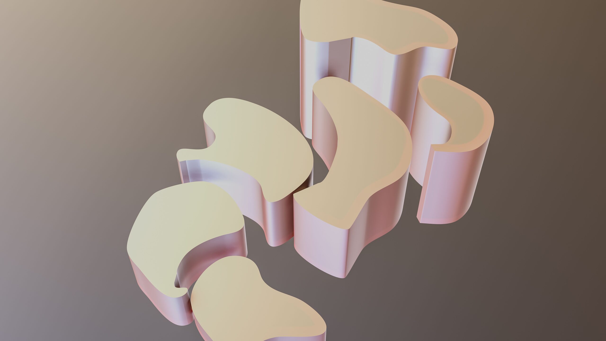 Abstract modular geometric blocks gradually locking into a unified structured lattice with glowing alignment points.