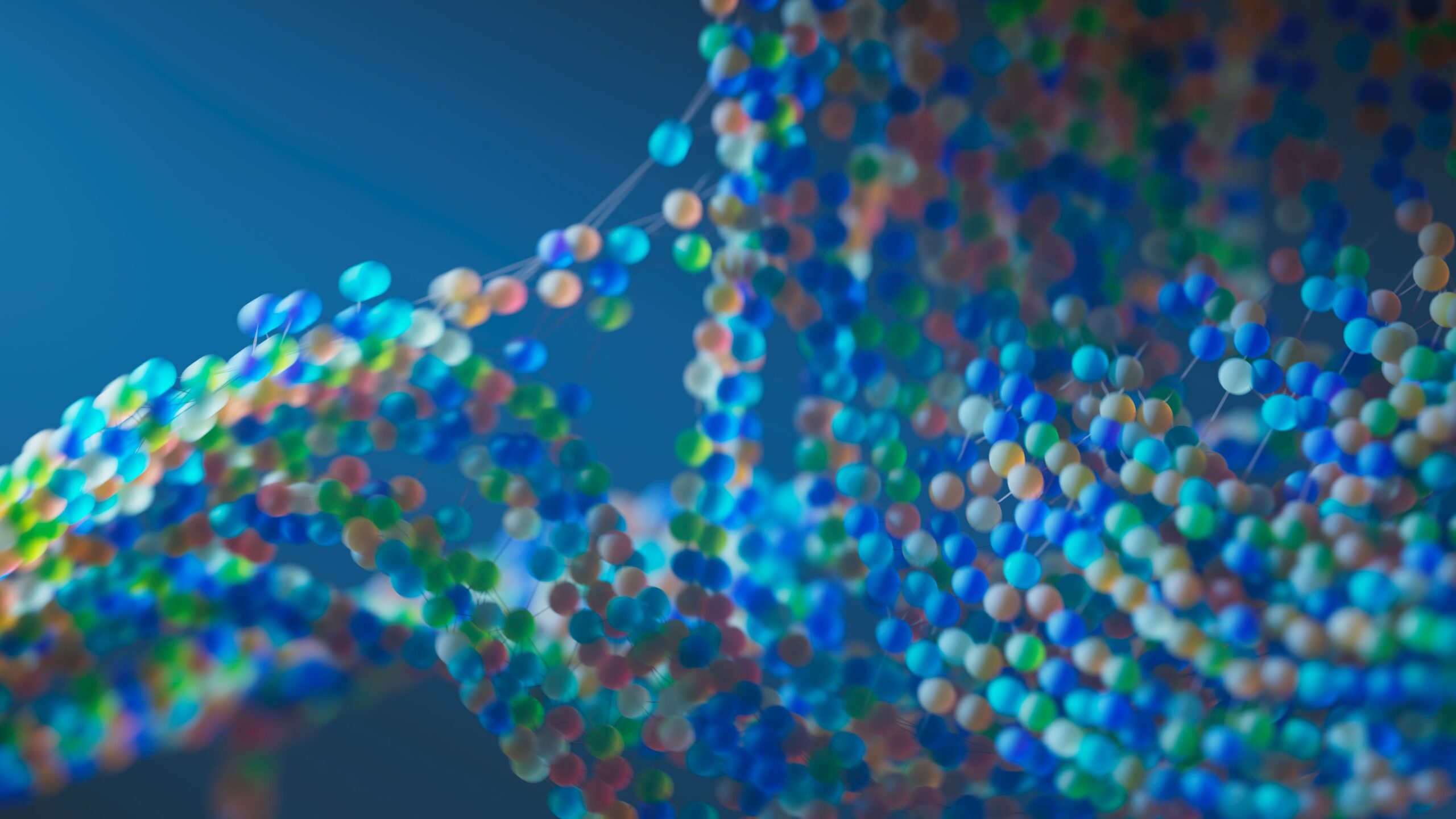 An abstract interconnected network absorbing waves of disruption while maintaining its overall structure through resilient connections.
