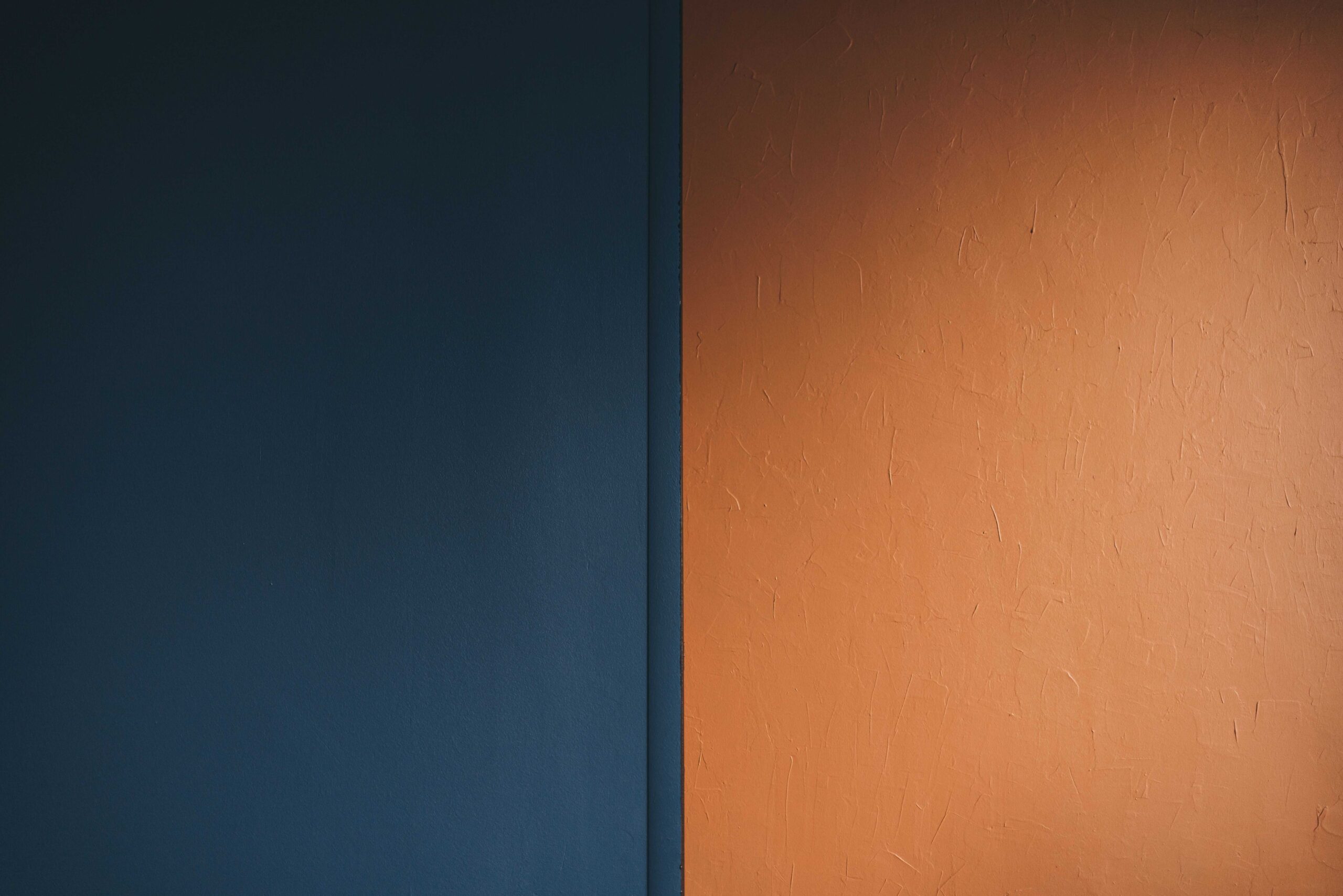 Two contrasting color palettes positioned side by side.